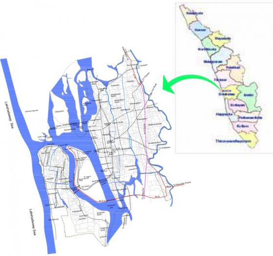 GIZ 2011 Map Of Kochi Large 